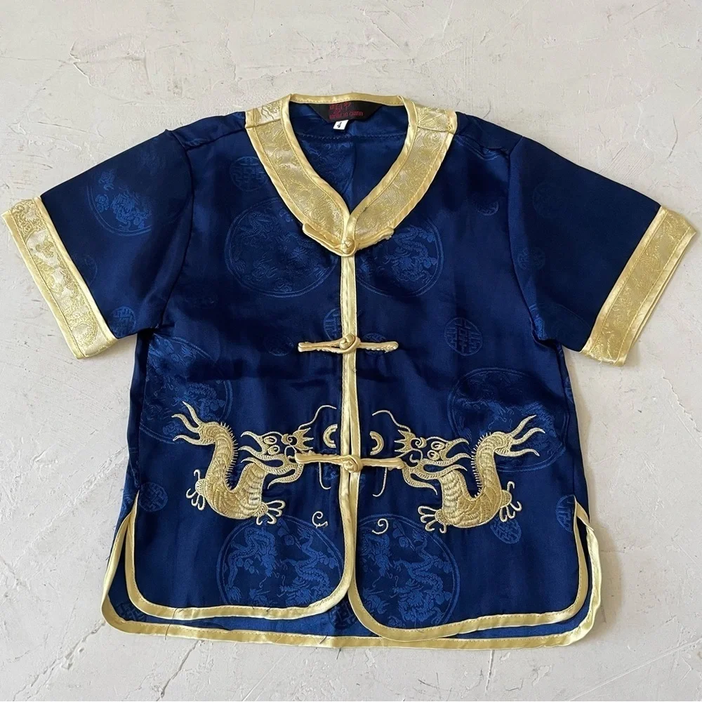 Traditional Chinese New Year Kids Outfit Changshan